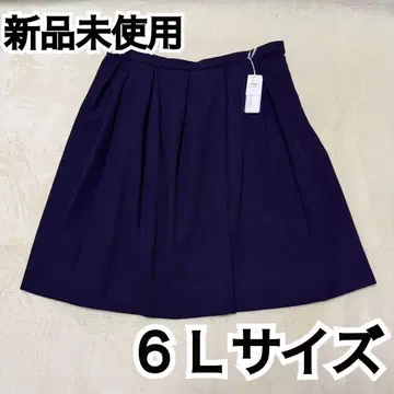 [ 미사용 새상품 ] 6L la.fite 플리츠 스커트 네이비 빅 사이즈