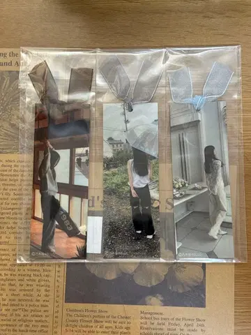 쿠보 시오리 졸업 콘서트 책갈피 3장 세트