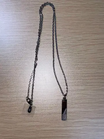 라이온 하트 써지컬 스테인리스 목걸이 샌드 플레이트