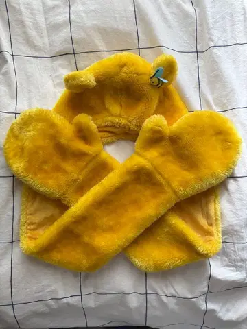 디즈니 푸우 머플러 캡 팬캡