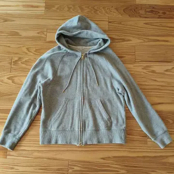 매킨토시 철학 더블 지퍼 후드티 38 M 그레이