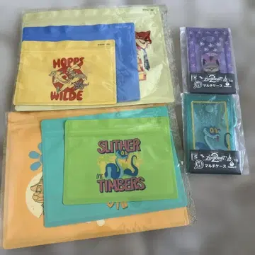 주토피아 복권 멀티 케이스 지퍼 백