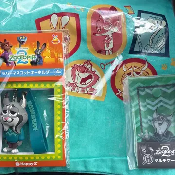 주토피아2 해피 복권 파우버트 세트