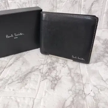 Paul Smith 폴 스미스 블랙 이단 접이식 지갑