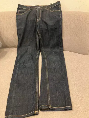 미사용 CHEAP MONDAY 다크 데님 스트레이트 레그 32