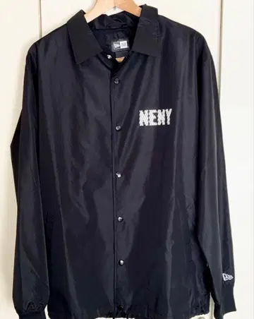 NEW ERA 블랙 나일론 자켓 L