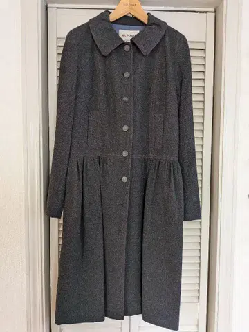 EL MIDAS 울 혼방 다크 그레이 코트