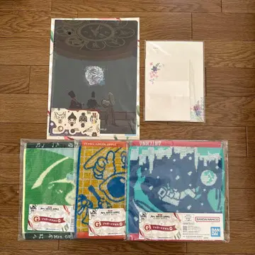 미세스 제일복권 G상 자카드 타월 H상 A4 클리어 파일 & 레터 세트