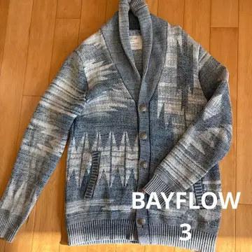새상품급 BAYFLOW(베이플로우) 인디고 네이티브 가디건 3