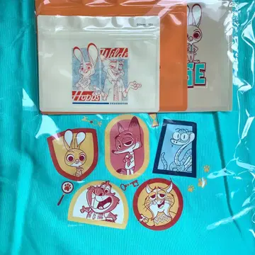 주토피아2 Happy 복권 토트백 지퍼백 2종 세트