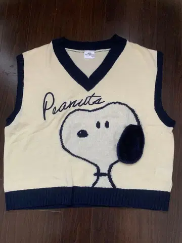 USJ 스누피 니트 베스트