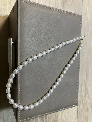 ete 화이트 펄 목걸이