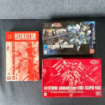 새상품 HG 1/144 익스트림 건담/이클립스 페이스/옵션 세트