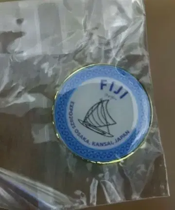 박람회 핀 배지 미사용 오사카 간사이 박람회