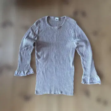 론 헤르만 리브 티셔츠 소매 프릴