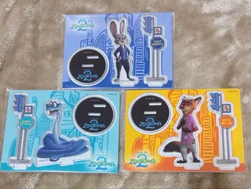 주토피아2 해피 복권 아크릴 스탠드 닉 주디 게리