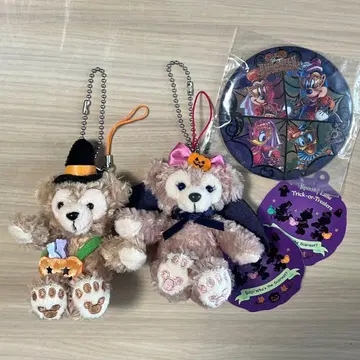 더피 셰리메이 봉제 인형 키링, 할로윈 캔 배지