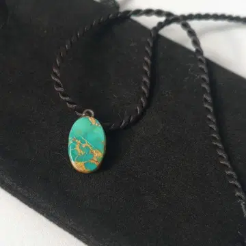 터키 구매 천연 터키석(터콰이즈) 목걸이 SV925