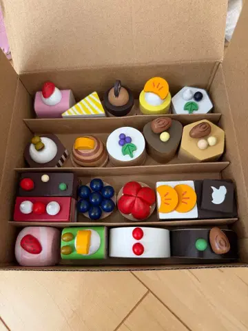 [ 미사용 새상품 ] 밀란 milan 프티푸르 소꿉놀이 케이크 세트