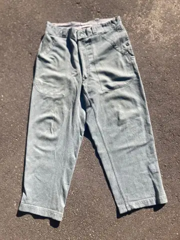 스웨덴군 밀리터리 팬츠 80s 리페어 있음