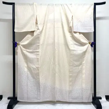 츠케사게 여름용 명주 자수 금실 은실 은채 도트 도트 기모노 015k