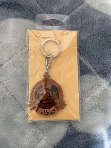미키마우스 가죽 키링