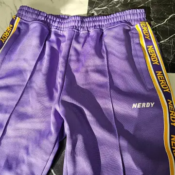 NERDY XL 퍼플 조거 팬츠