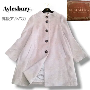 앨리스버리 수리 알파카 고급 롱 코트 베이지 M