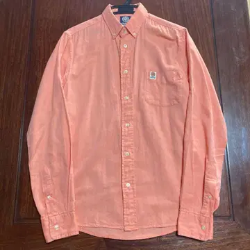 FRANKLIN & MARSHALL 오렌지 버튼다운 셔츠 이탈리아제