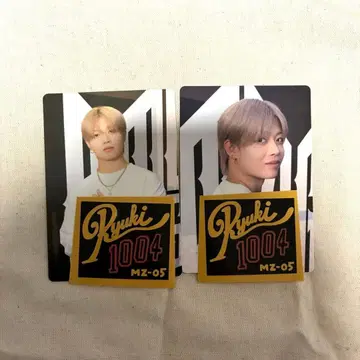 MAZZEL 마제베야 RYUKI 포토 카드 스티커 세트