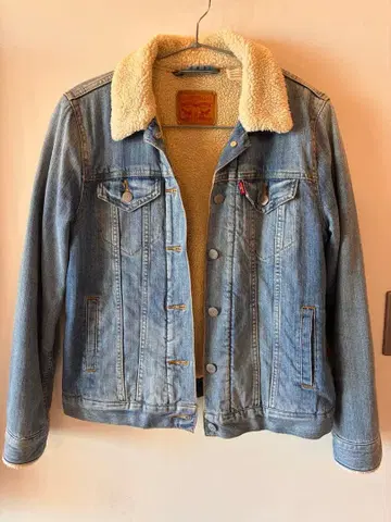 Levi's 보아 옷깃 데님 자켓