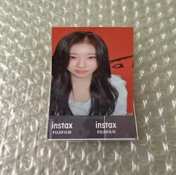 ITZY 채령 친필 사인 폴라로이드 영통 BORN TO BE