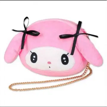 [새상품] 마이멜로디 봉제 인형 미니백 체인 숄더백 아베일 핑크