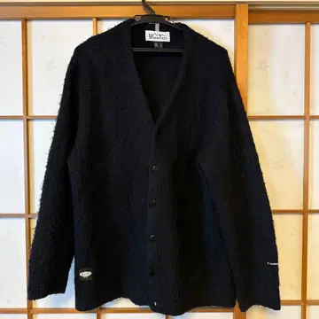 MANASTASH 블랙 가디건 L