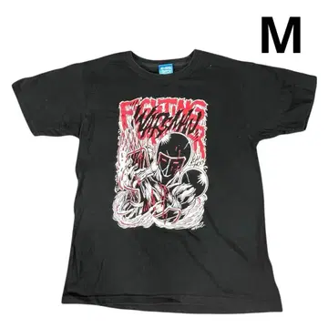 [애니메이션T] 근육맨 워즈맨 티셔츠 M 블랙 유데타마고