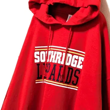 저지즈 사우스리지 레오파즈 후드 맨투맨 레드 빨간색 2XL 구제 의류