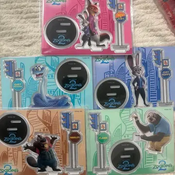 주토피아2 Happy 복권 아크릴 스탠드 세트