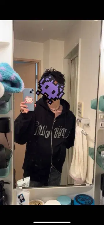 unknown 집업 후드티 XL y2k 그런지 펑크