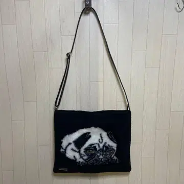 TERESA CAMBI 테레사 칸비 강아지/퍼그 패턴 숄더백