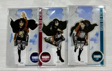 진격의 거인 가라오케의 철인 카라테츠 아크릴 스탠드 엘렌 미카사 리바이