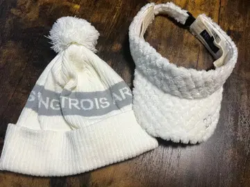 23구 골프 니트 모자와 선바이저 세트