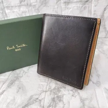 Paul Smith 폴 스미스 접이식 지갑 다크 브라운