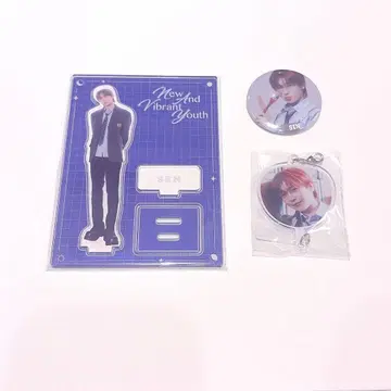 센 아크릴 스탠드 부채 키링 캔뱃지 N.A.V.Y 한정판 INKODE