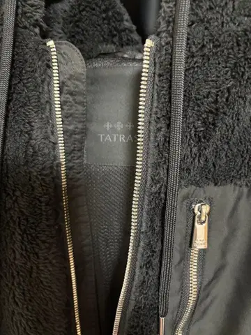 TATRAS 블랙 플리스 자켓 L
