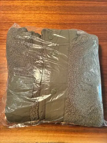 올리브 그린 플리스 보아 자켓