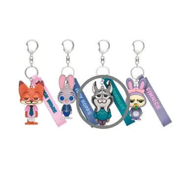 주토피아 Happy 복권 파우버트 러버 마스캇 키링