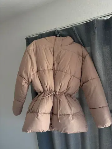 H&M M 베이지 다운 자켓