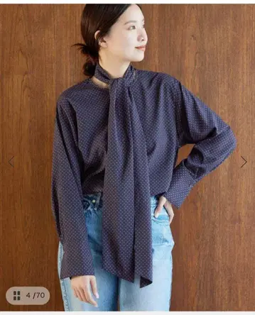 IENA 보타이 블라우스