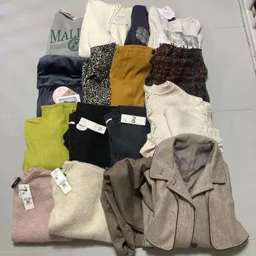 택 포함! 캐주얼 여성용 묶음 판매 16점 L~LL