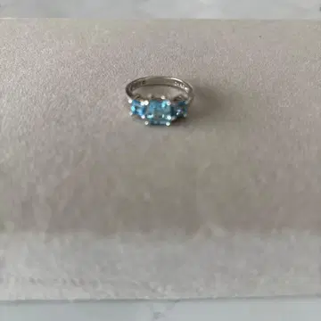 아쿠아마린 실버 반지